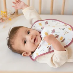 Bavoirs*Trois Kilos Sept Lot de 7 Bavoirs de Flowers