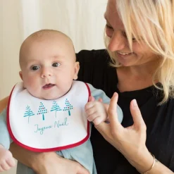 Bavoirs*Trois Kilos Sept Lot de 2 bavoirs de Noël - 1er âge de