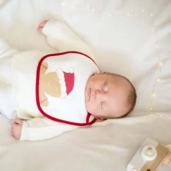 Bavoirs*Trois Kilos Sept Lot de 2 bavoirs de Noël - Naissance de