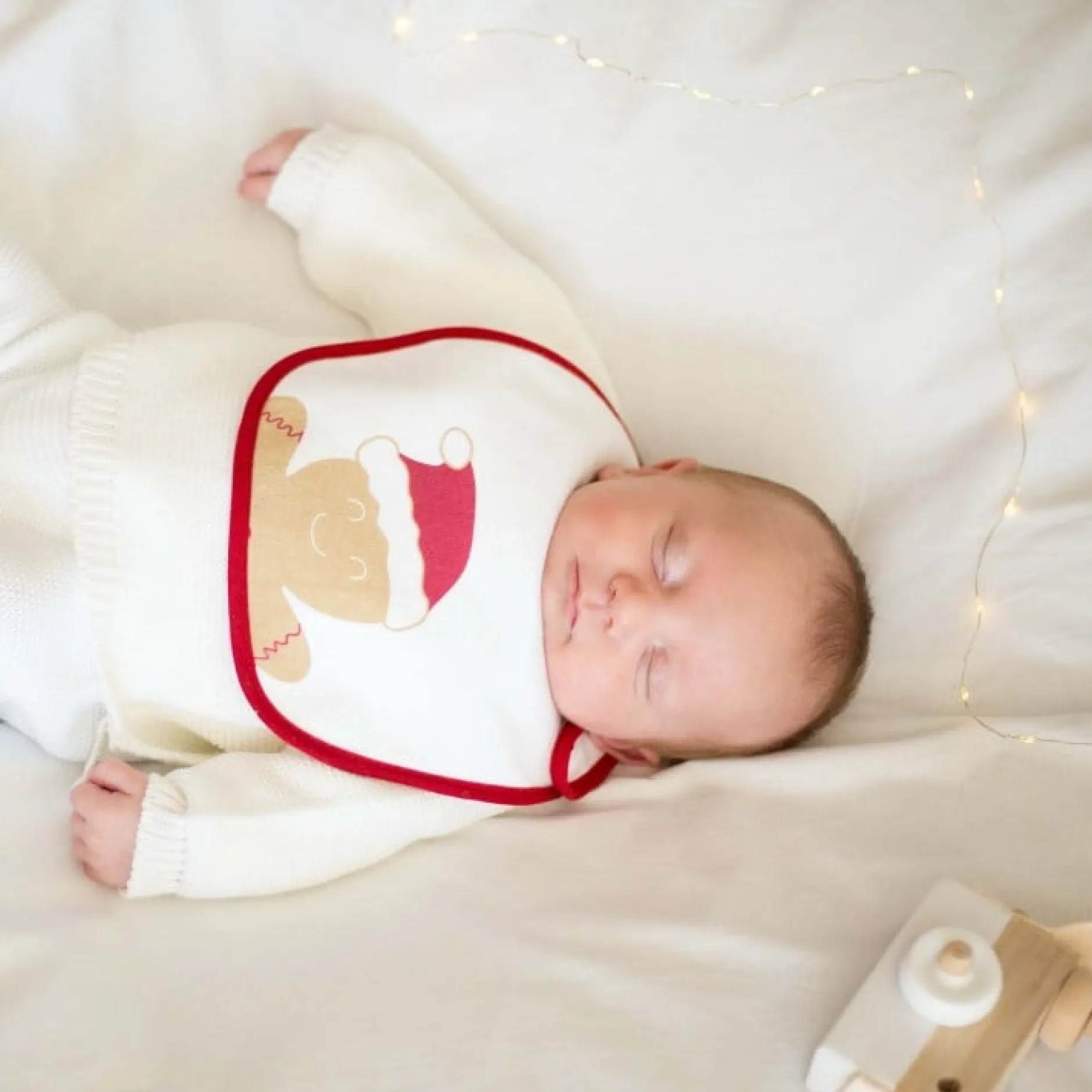 Bavoirs*Trois Kilos Sept Lot de 2 bavoirs de Noël - Naissance de