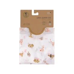 Bavoirs*Lässig Lot de 2 bavoirs manches longues avec poche de Little Mateys Orange épicée