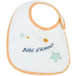 Bavoirs*Trois Kilos Sept Lot de 7 bavoirs naissance de Baby love garçon