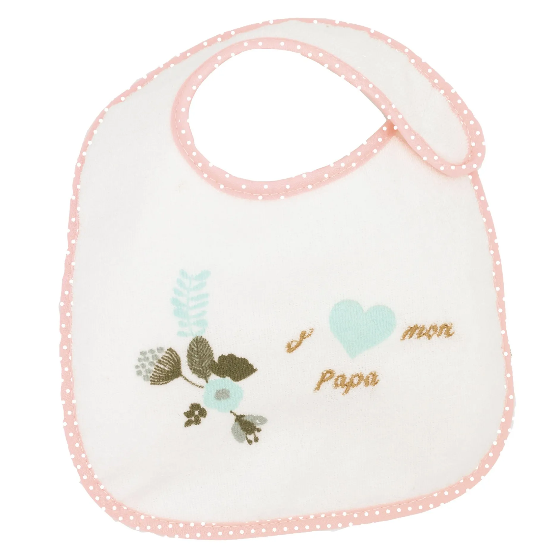 Bavoirs*Trois Kilos Sept Lot de 7 bavoirs naissance de Baby love fille