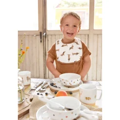 Bavoirs*Lässig Lot de 5 Bavoirs éponge de Little Mateys Royal Bleu