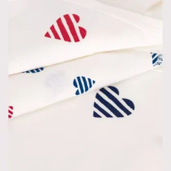 Vêtements Naissance*Petit Bateau Lot de 3 bodies croisés manches longues en coton de Cœurs rayé