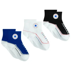 Chaussettes, Chaussons|Chaussettes, Collants, Chaussons*Converse Lot de 3 Chaussettes tricolore 12-24 mois de Bleu