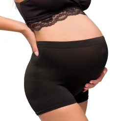 Lingerie|Vêtements*Carriwell Lot de 2 Culotte de Grossesse hospitalière de lux Taille unique de Noir