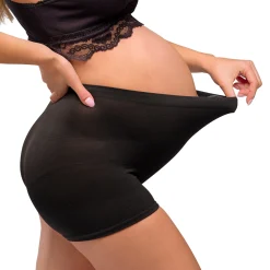 Lingerie|Vêtements*Carriwell Lot de 2 Culotte de Grossesse hospitalière de lux Taille unique de Noir