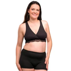 Lingerie|Vêtements*Carriwell Lot de 2 Culotte de Grossesse hospitalière de lux Taille unique de Noir
