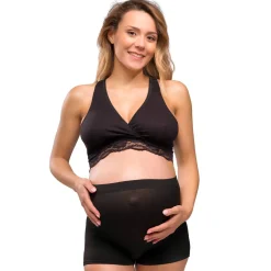 Lingerie|Vêtements*Carriwell Lot de 2 Culotte de Grossesse hospitalière de lux Taille unique de Noir