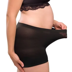 Lingerie|Vêtements*Carriwell Lot de 2 Culotte de Grossesse hospitalière de lux Taille unique de Noir