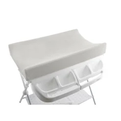 Housse De Matelas À Langer*Formula Baby Lot de 2 housse à matelas à langer de Ecru/Nile