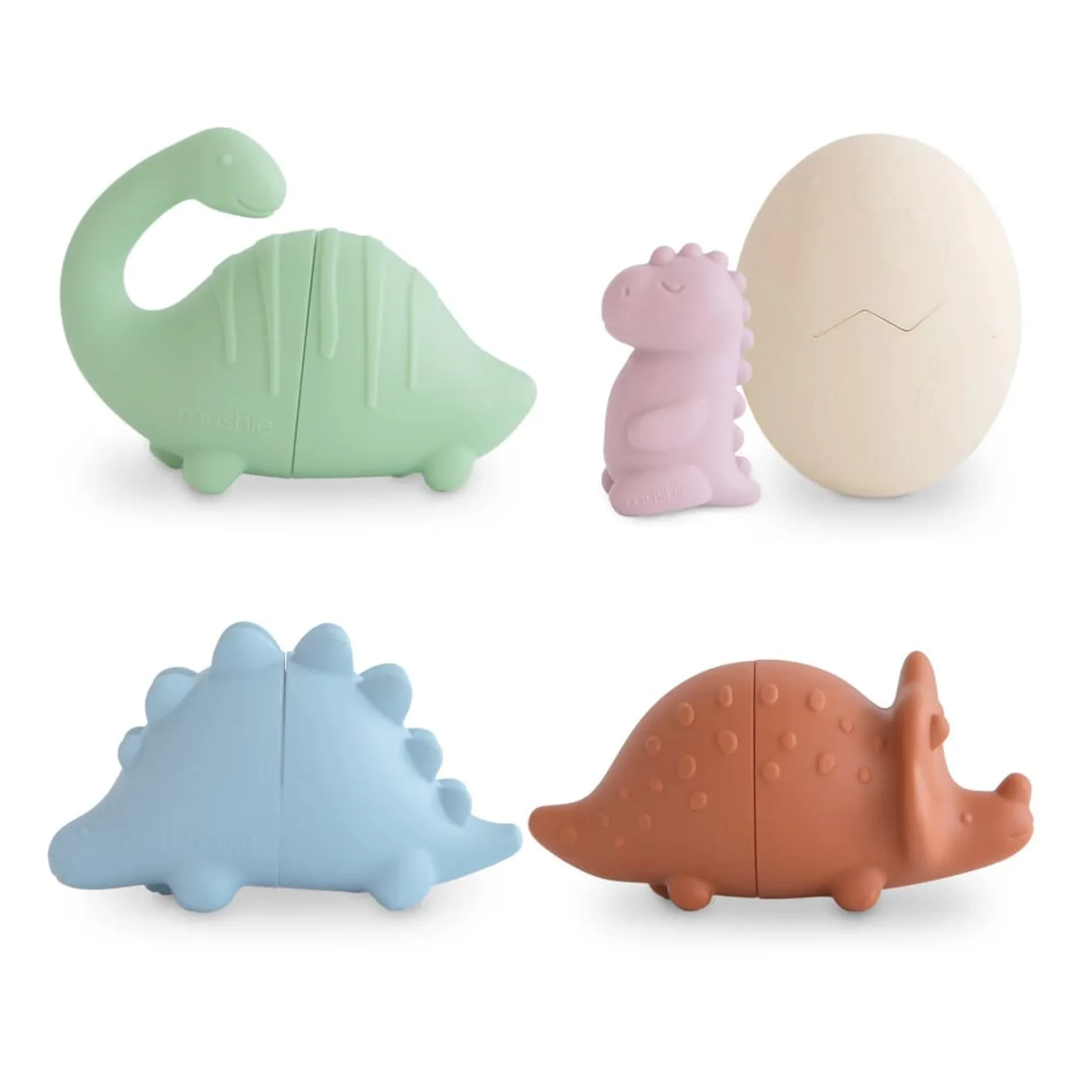 Jouets De Bain*mushie Lot de 4 jouets de bain Dino de