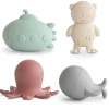 Jouets De Bain*mushie Lot de 4 jouets de bain Sealife de