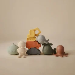 Jouets De Bain*mushie Lot de 4 jouets de bain Sealife de