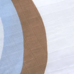 Langes*Lässig Lot de 3 langes d'emmaillotage L de Bleu ciel