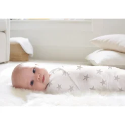 Langes*aden + anais essentials Lot de 4 langes 112x112 de Dusty