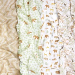 Langes*aden + anais essentials Lot de 4 Maxi-Langes Mousseline de Tanzania