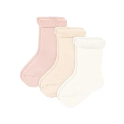 Chaussettes, Collants, Chaussons|Chaussettes, Chaussons*Petit Bateau Lot de 3 paires de chaussettes bébé en tricot de
