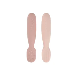Couverts*Béaba Lot de 2 Pré Cuillères Silicone de Barbe à papa