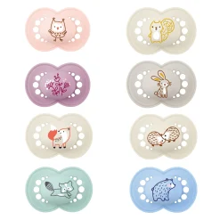 Sucettes*Mam Lot de 2 Sucette Original "Couleurs de la Nature" + Boîte stérilisation 18 mois + de Aléatoire