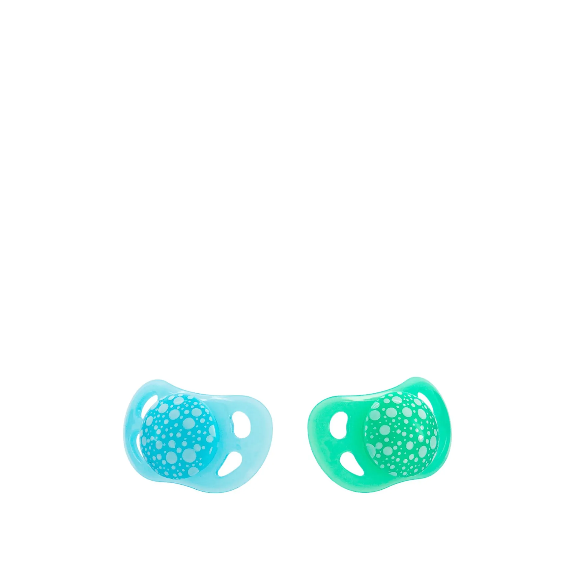 Sucettes*Twistshake Lot de 2 sucette orthodontique 0-6 mois de Vert et bleu