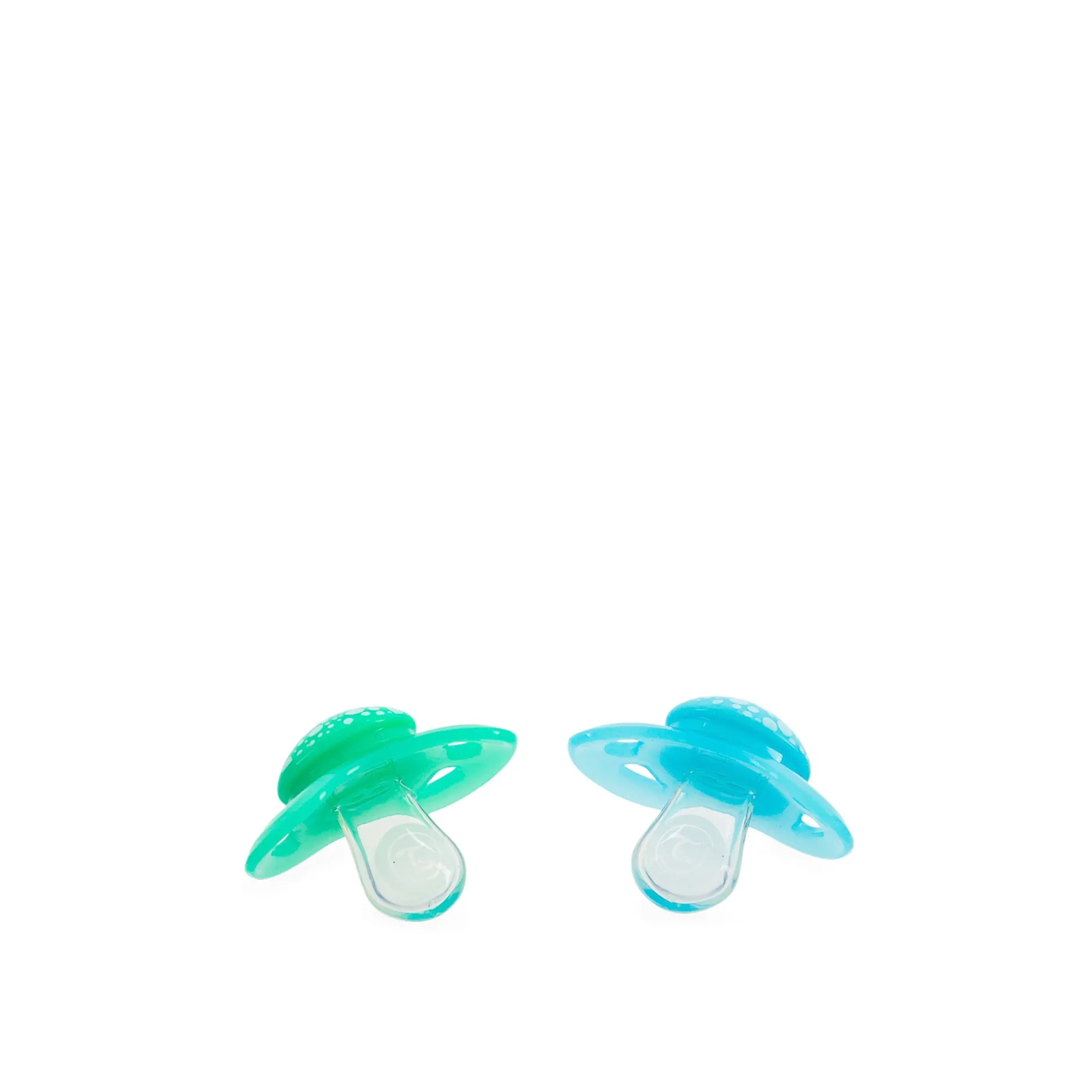 Sucettes*Twistshake Lot de 2 sucette orthodontique 0-6 mois de Vert et bleu