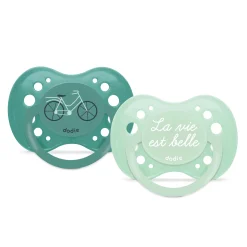 Sucettes*Dodie Lot de 2 sucettes Anatomiques 18 mois + de Aléatoire