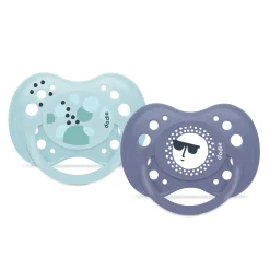Sucettes*Dodie Lot de 2 sucettes Anatomiques 18 mois + de Aléatoire