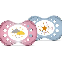 Sucettes*Dodie Lot de 2 sucettes Anatomiques 6 mois + de Aléatoire