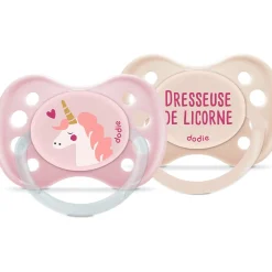 Sucettes*Dodie Lot de 2 sucettes Anatomiques 6 mois + de Aléatoire