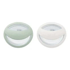 Sucettes*Nuk Lot de 2 Sucettes en silicone Mommy Fell 0-9 mois de Vert/blanc