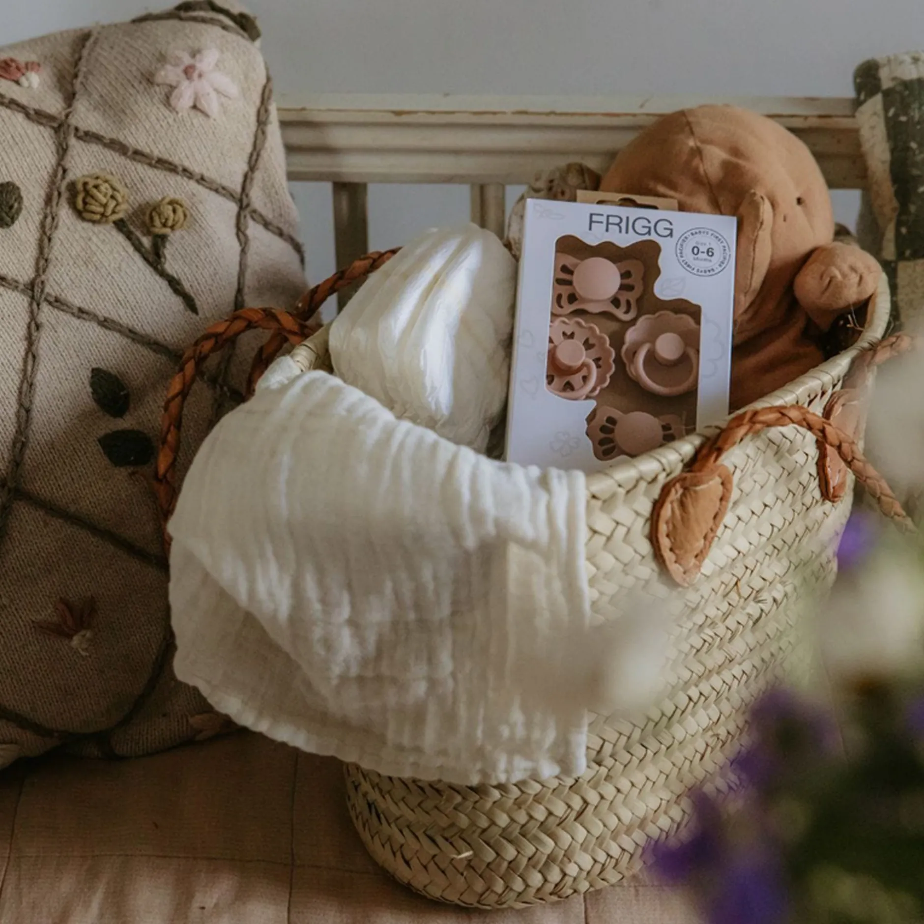 Sucettes*Frigg Lot de 4 Sucettes First de Blush