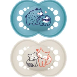 Sucettes*Mam Lot de 2 Sucettes Original 18 mois + de Nature Aléatoire