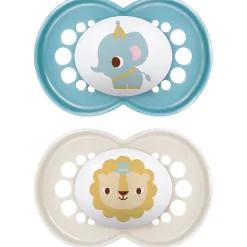 Sucettes*Mam Lot de 2 Sucettes Original Aléatoire de Original Animaux Aléatoire