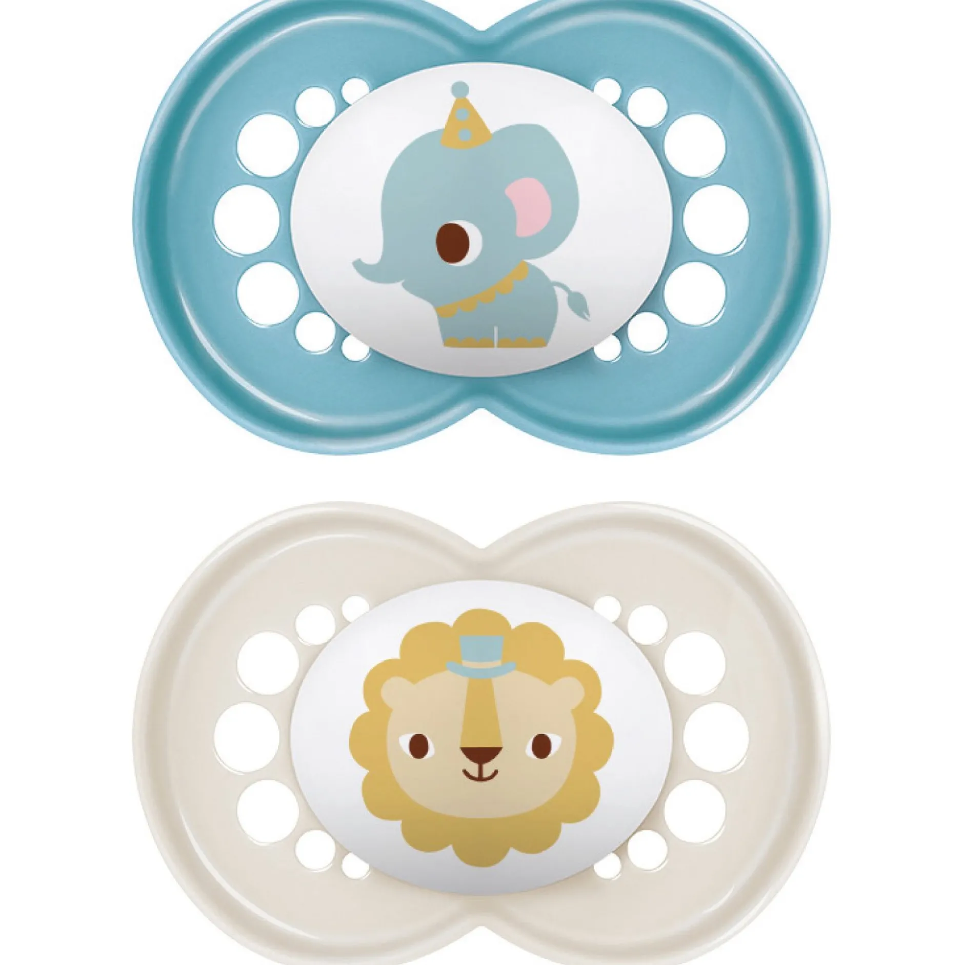 Sucettes*Mam Lot de 2 Sucettes Original Aléatoire de Original Animaux Aléatoire