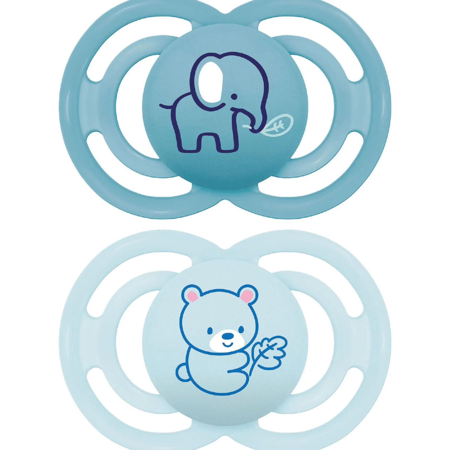 Sucettes*Mam Lot de 2 Sucettes Perfect de Animaux Aléatoire