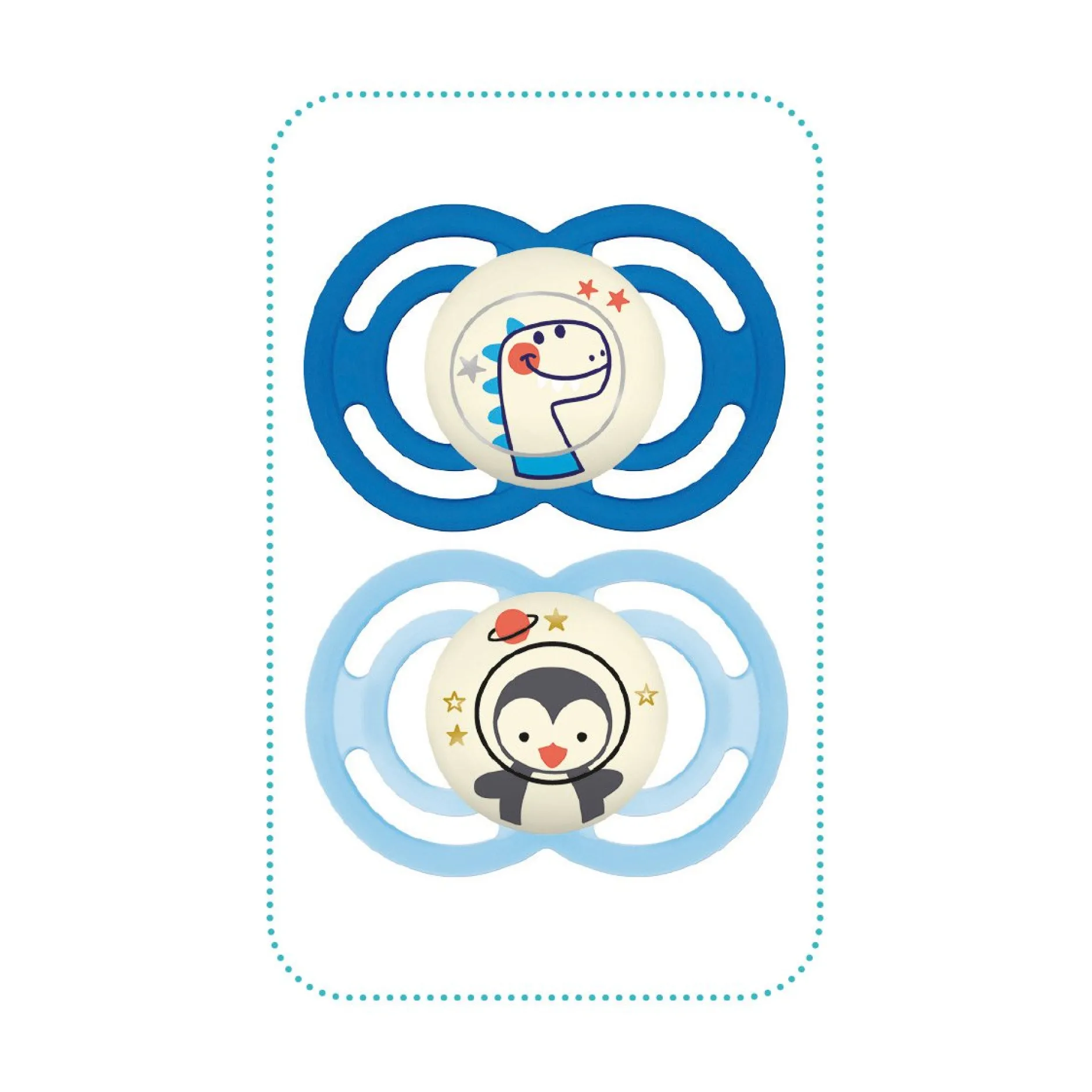 Sucettes*Mam Lot de 2 sucettes Perfect nuit 18m+ de Aléatoire