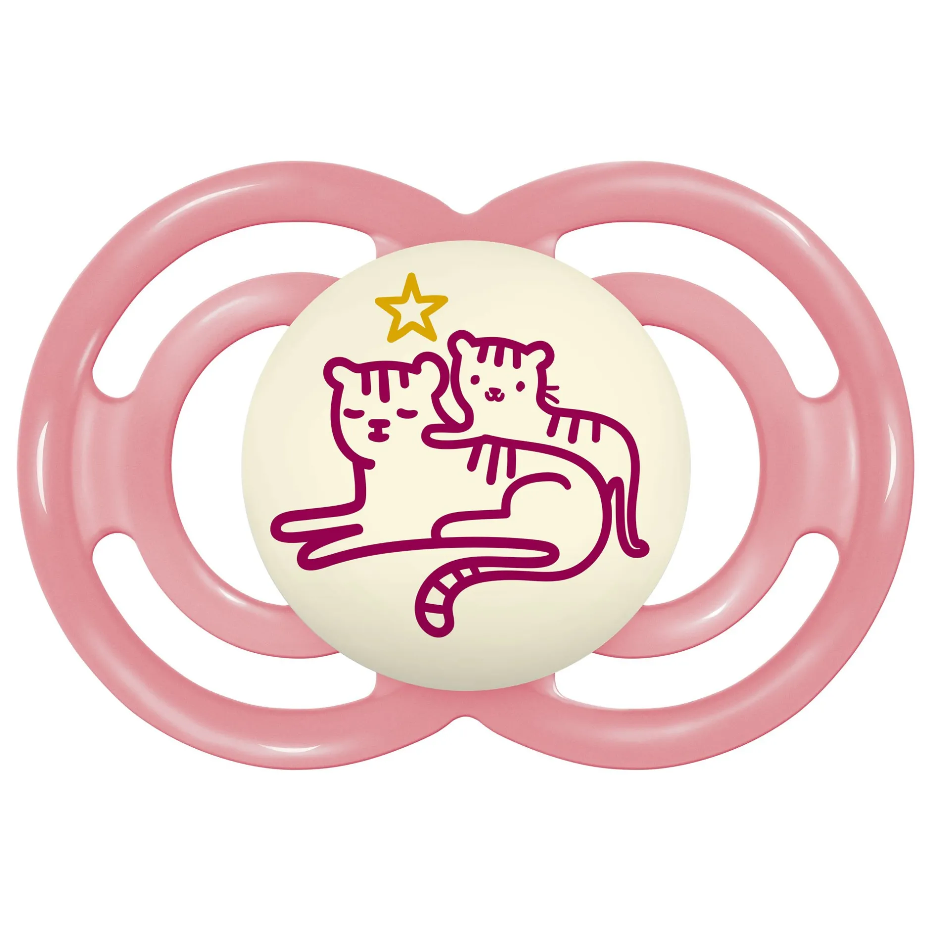 Biberons Pp (Polypropylène)*Mam Lot de 2 sucettes Perfect Nuit 6m+ Aléatoire de Duo Animaux