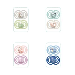 Sucettes*Mam Lot de 2 sucettes Perfect silicone 6m+ de Aléatoire