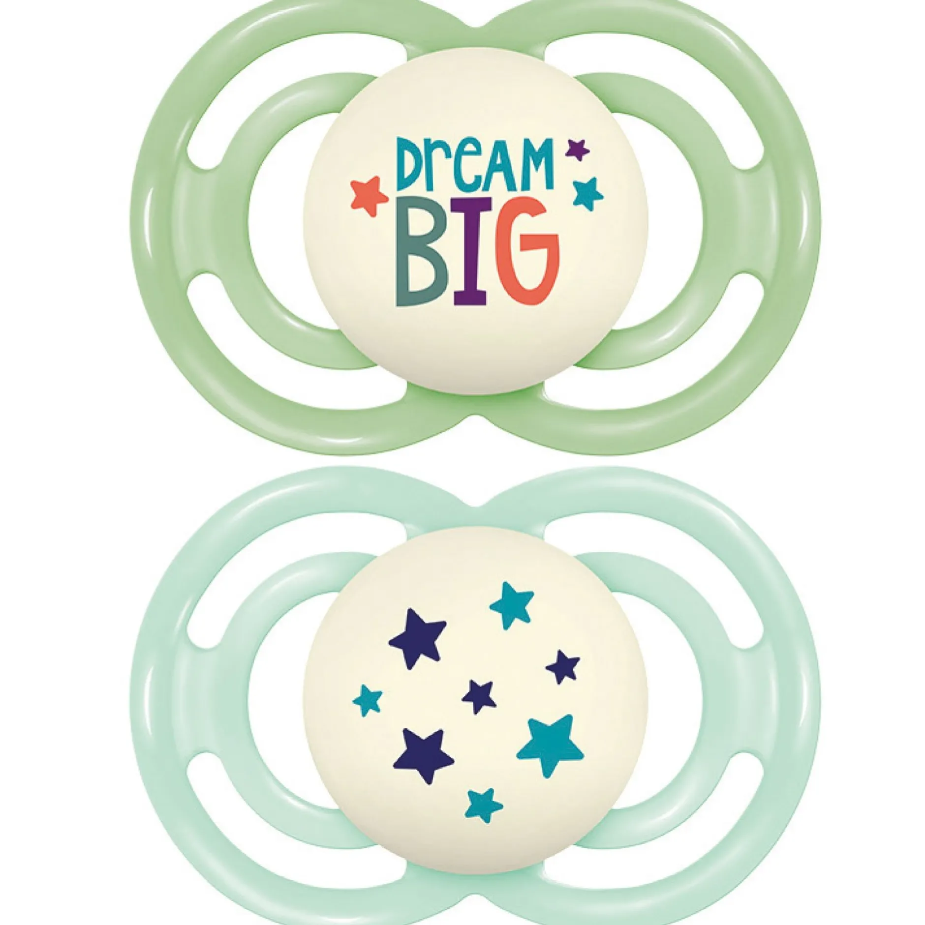 Sucettes*Mam Lot de 2 Sucettes Perfect Nuit 18M+ de Tendance Aléatoire