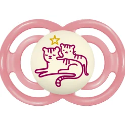 Sucettes*Mam Lot de 2 Sucettes Perfect Nuit 18M+ de Animaux Aléatoire