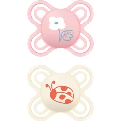 Sucettes*Mam Lot de 2 Sucettes Perfect Silicone Naissance Aléatoire 0 - 2 mois de