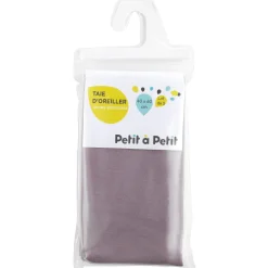 Parures De Lit|Couettes Et Oreillers*Petit à petit Lot de 2 taies d'oreiller 40 x 60 cm de Gris / Blanc