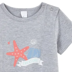 T-Shirts, Blouses, Chemises*P'tit bisou Lot de 2 t-shirts 3 mois de Rose