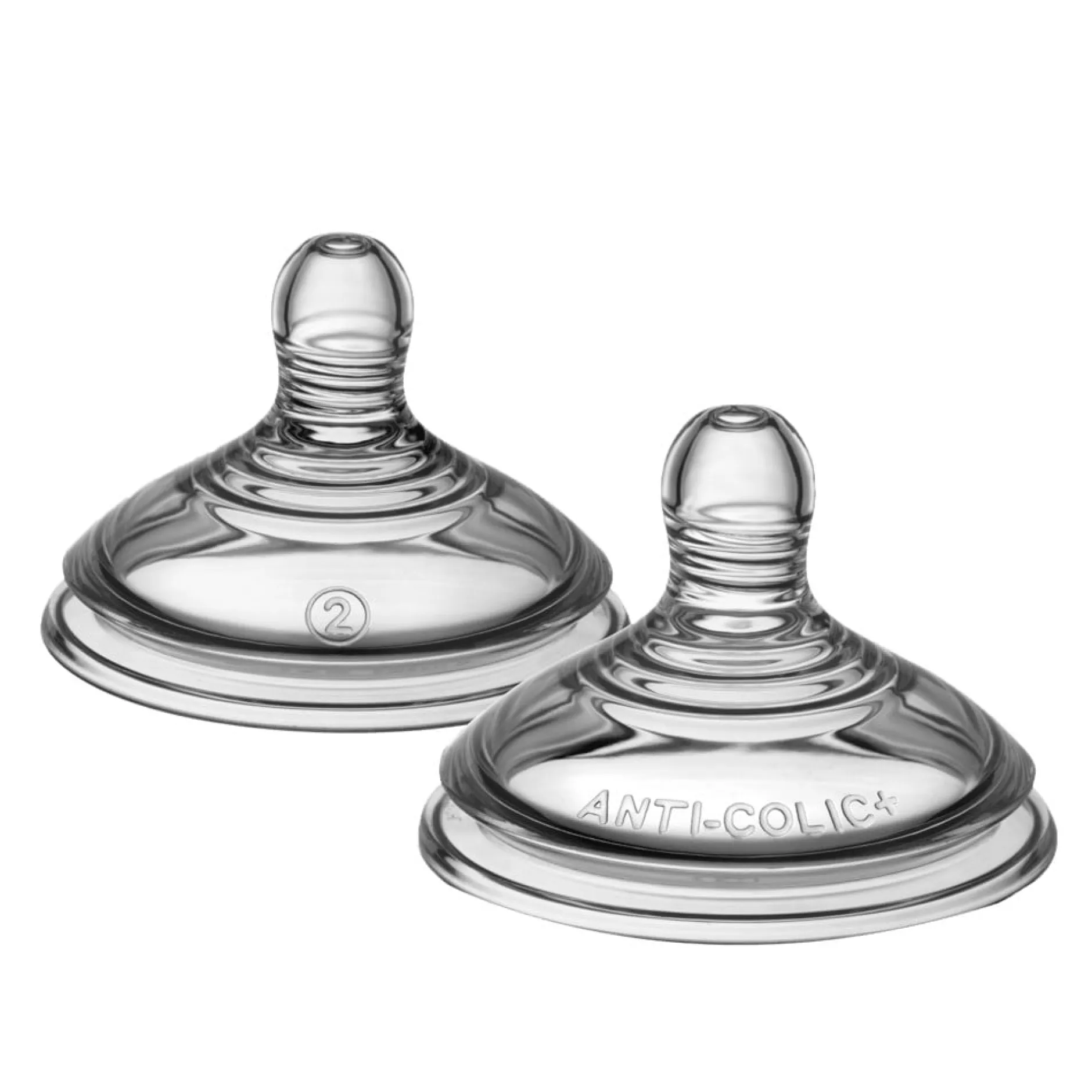 Tétines*Tommee Tippee Lot de 2 tétines anti-colique Débit moyen de