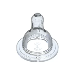 Tétines*Dodie Lot de 2 Tétines Initiation+ Ronde Débit lent 0-6 mois de