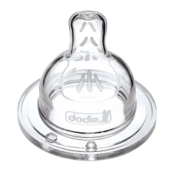 Tétines*Dodie Lot de 2 Tétines Sensation+ Plate 0-6 mois de Débit moyen