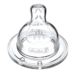 Tétines*Dodie Lot de 2 Tétines Sensation+ Plate 6 mois + de Débit rapide