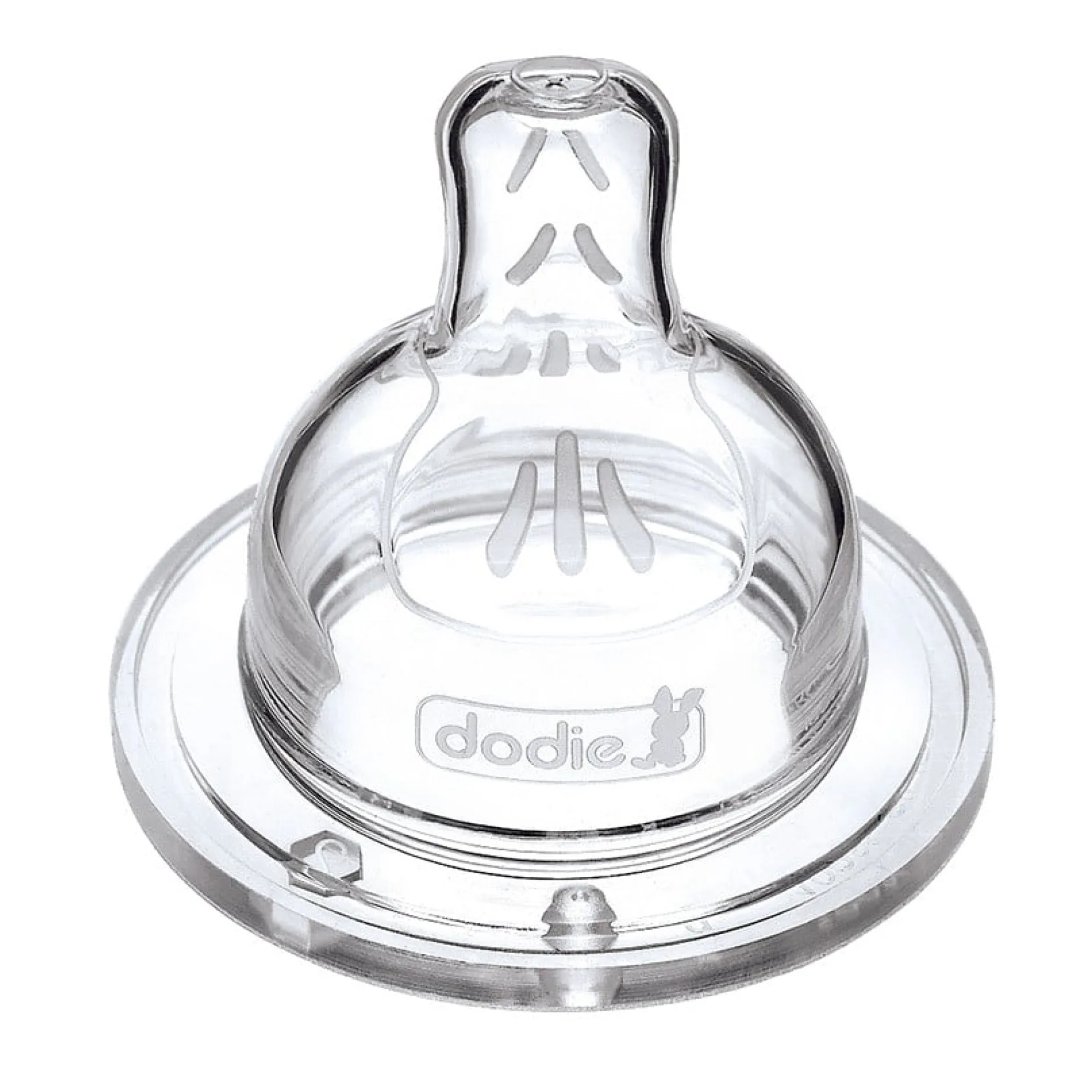 Tétines*Dodie Lot de 2 Tétines Sensation+ Plate 6 mois + de Débit rapide